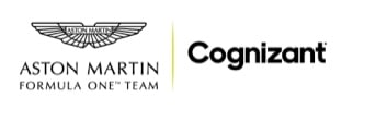 logotipos de aston martin y cognizant