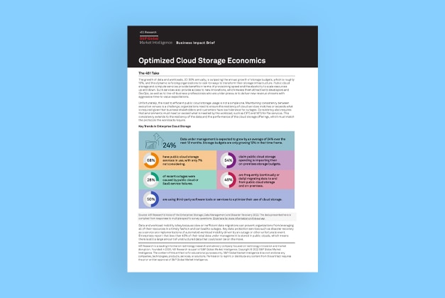 Modèle économique de stockage cloud optimisé