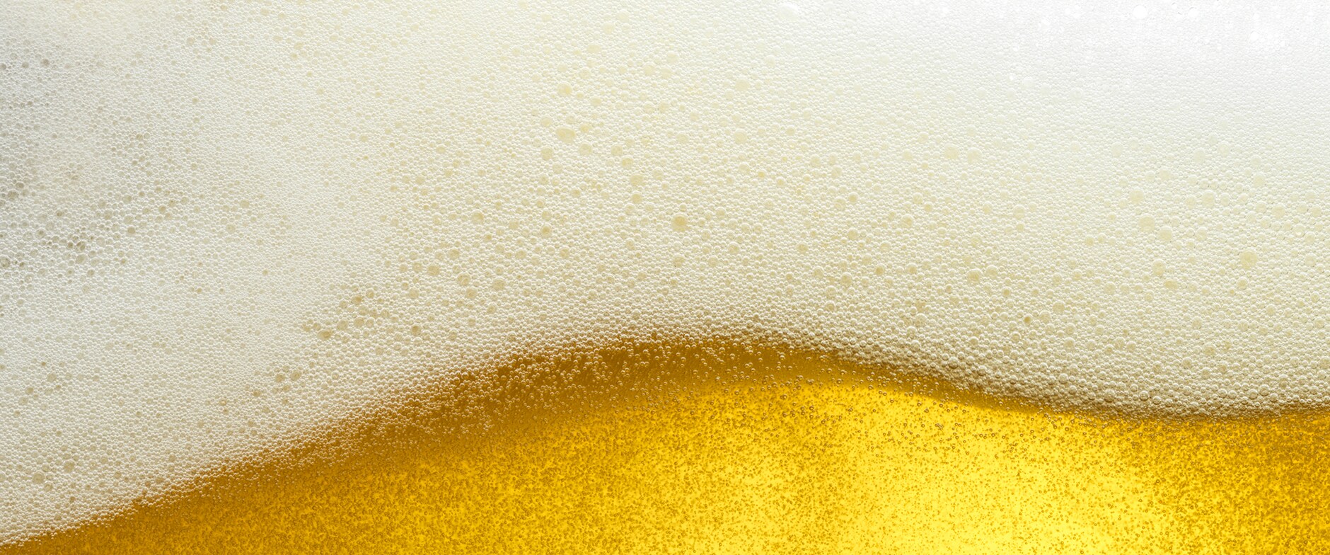 primo piano della parte superiore di una birra schiumosa