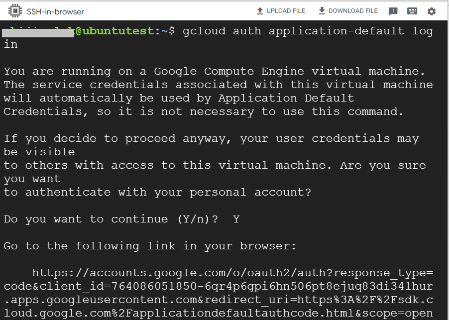 Authenticate to Google Cloud