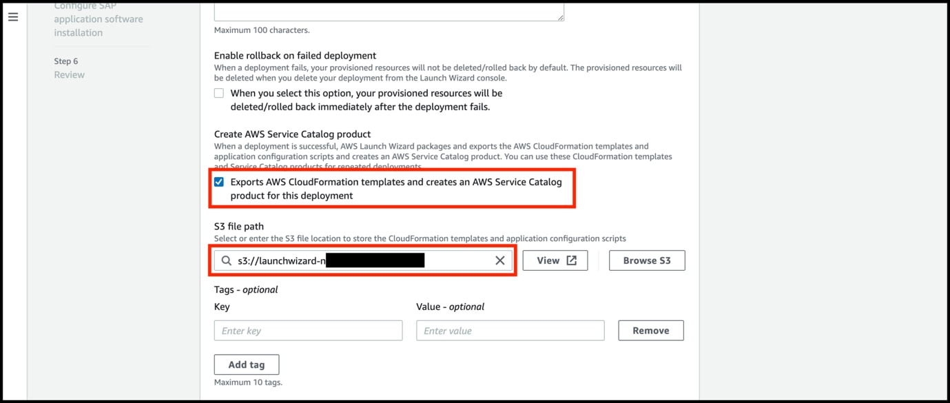 AWS Service Catalog product heading