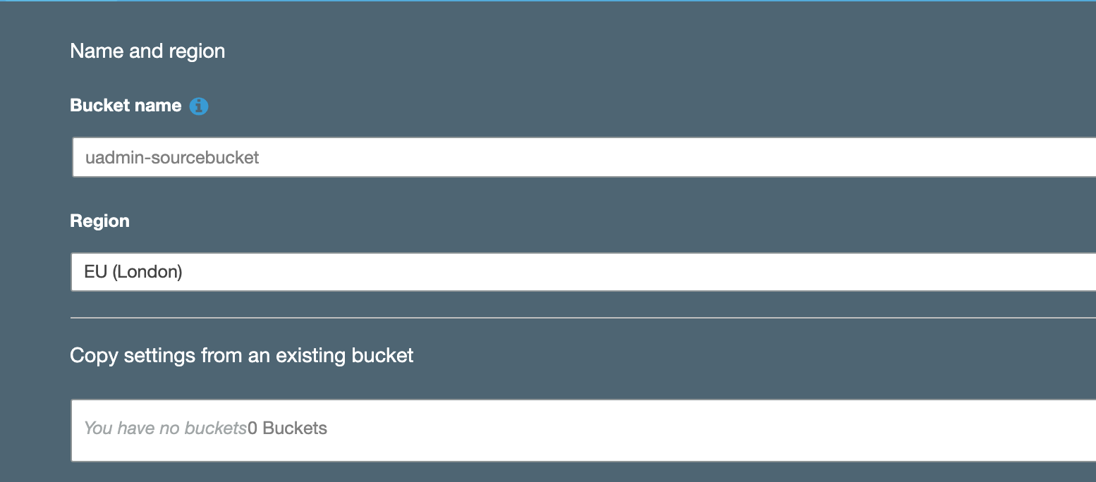 unique s3 bucket name