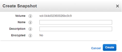 How to create a Snapshot of an EBS Volume Creating a Snapshot of an EBS volume in AWS