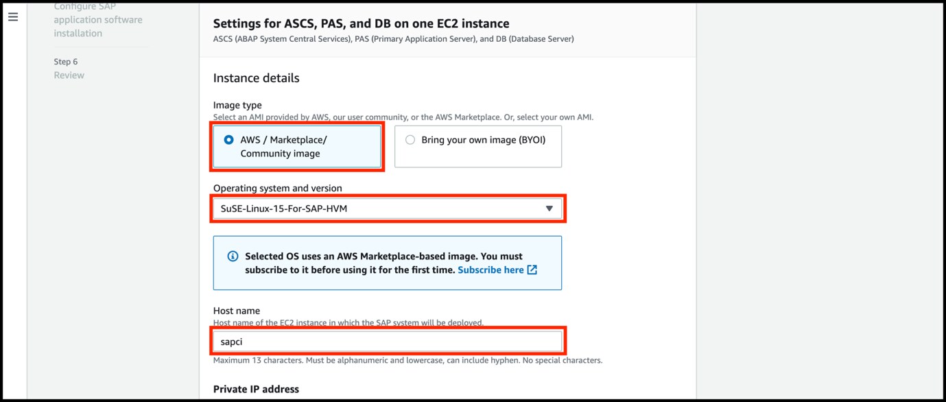 EC2 instance settings