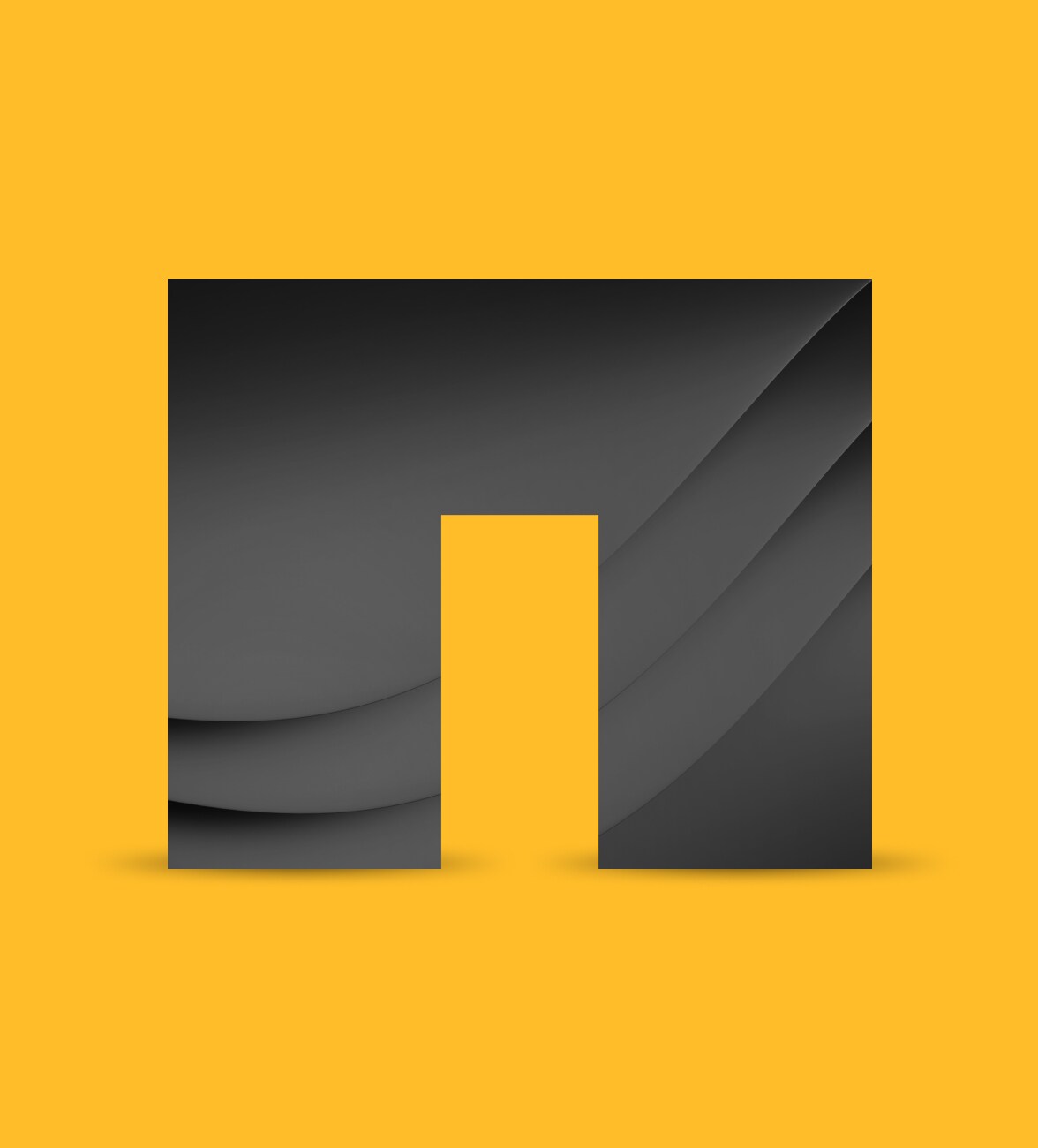 NetApp logo with yellow background