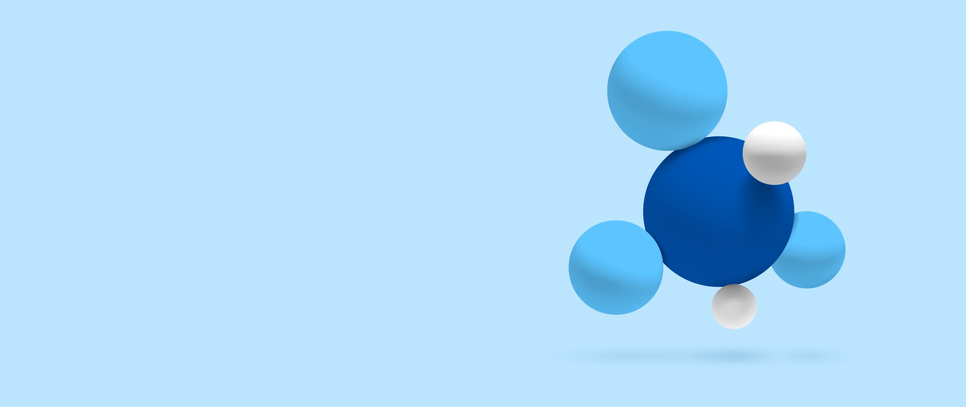 Blue Background with Balls